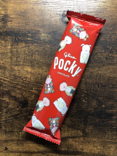 包裝在Pocky 巧克力